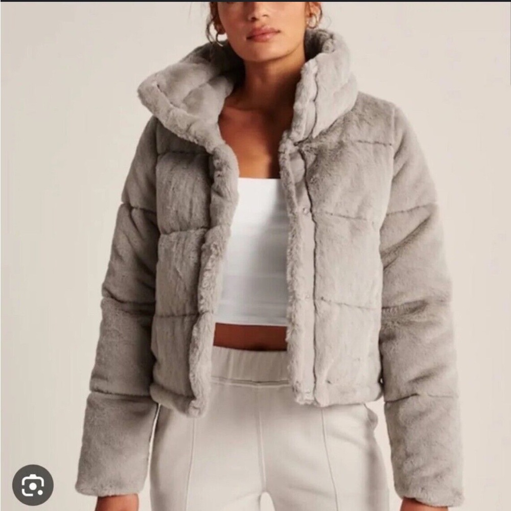 NEW ABERCROMBIE & FITCH  MINI PUFFER  JACKET & COAT AND  TWO POCKET